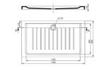 Receveur-douche-Sarreguemines-Baton-Blanc-140x80cm