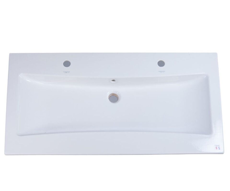 Table vasque à poser Sarreguemines Créatis Blanc 100 cm – PF0613200001